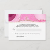 PixDezines RSVP Waterverf Agate Bat Mitzvah ✡ (Achterkant)