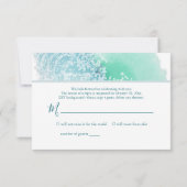 PixDezines RSVP Waterverf Waves Bat Mitswa ✡ (Achterkant)