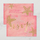 PixDezines RSVP/ZeeSter RSVP Kaartje (Voorkant / Achterkant)