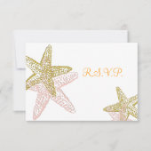 PixDezines rsvp, zeester voor 5 x 7 RSVP Kaartje