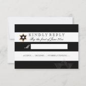 PixDezines rsvp zwart/wit/strepen bar mitswa Kaartje (Achterkant)