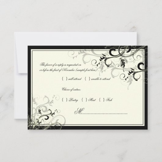 PixDezines RSVP ZWART ZWEMMELEN/DIY ACHTERGROND (Achterkant)