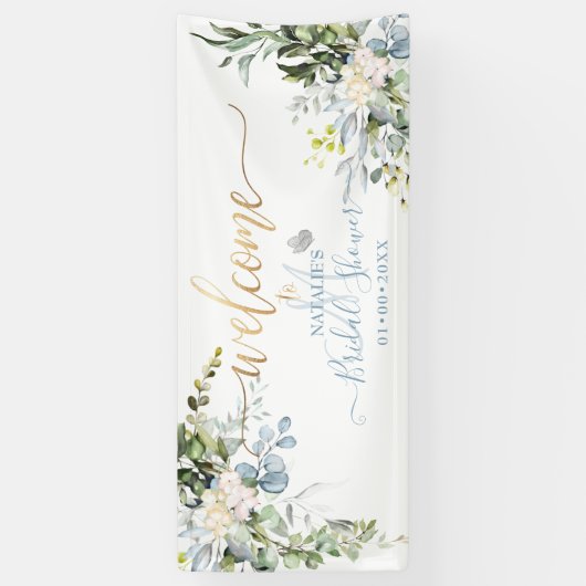 PixDezines Rustic Blue Gum Eucalyptus Spandoek (Verticaal)