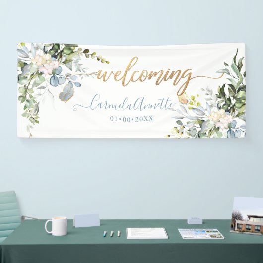 PixDezines Rustic Blue Gum Eucalyptus Spandoek (Beurs)