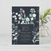 PixDezines Rustic Eucalyptus Vrijgezellenfeest Kaart (Staand voorkant)