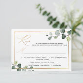 PixDezines Rustic Greenery Eucalyptus RSVP w Meal (Staand voorkant)