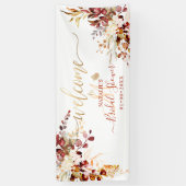 PixDezines Rustic Herfst Gum Eucalyptus Banner (Verticaal)