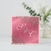 PixDezines rustic swirls/faux Silver Kaart (Staand voorkant)