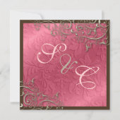 PixDezines rustic swirls/faux Silver Kaart (Voorkant)