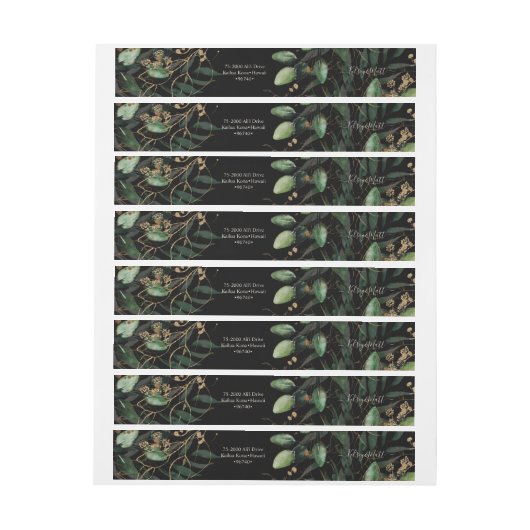 PixDezines Rustic Waterverf Greenery Eucalyptus (Vel)