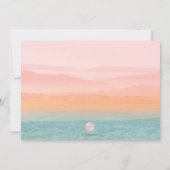 PixDezines Rustieke mistige bergketen Kaart (Achterkant)