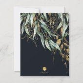 PixDezines Rustieke Willow Eucalyptus Marine in Go Kaart (Achterkant)