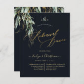 PixDezines Rustieke Willow Eucalyptus Marine in Go Kaart (Voorkant / Achterkant)