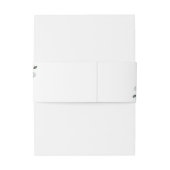 PixDezines Rusttic Waterverf Greenery Eucalyptus Uitnodigingen Wikkel (Achterkant Voorbeeld)