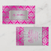 PixDezines  sabine damask Visitekaartje (Voorkant / Achterkant)