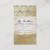 PixDezines  sabine damask Visitekaartje (Achterkant)