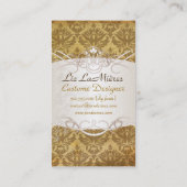 PixDezines  sabine damask Visitekaartje (Achterkant)