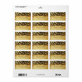 PixDezines safari/cheetah Etiket (Full Sheet)