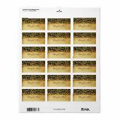 PixDezines Safari, jachtluipaard Etiket (Full Sheet)