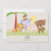 PixDezines safari oerwoud fotosjabloon Aankondiging (Achterkant)