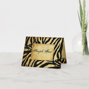 PixDezines safari/ zebra/DIY fonts+color! Bedankkaart