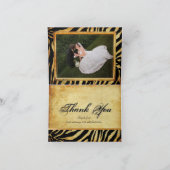 PixDezines safari/ zebra/DIY fonts+color! Bedankkaart (Binnen)