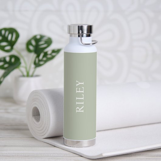PixDezines Sage Green DIY Colour Water Fles (Yoga)