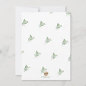 PixDezines SAGE, GROEN DE DATUM OPSLAAN Save The Date (Achterkant)