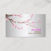 PixDezines sakura/boomtrimmers ♥ Visitekaartje (Voorkant)