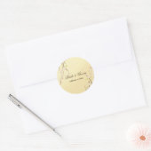 PixDezines sakura trouwstickers Ronde Sticker (Envelop)
