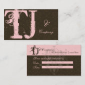 PixDezines Salon Appointment Card... as van de sta Afsprakenkaartje (Voorkant / Achterkant)