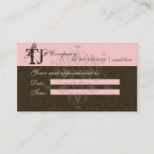 PixDezines Salon Appointment Card... as van de sta Afsprakenkaartje (Achterkant)