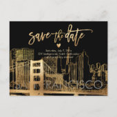 PixDezines San Francisco Bewaar de datum Aankondigingskaart (Voorkant)
