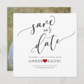 PixDezines Save Date/Fun Script/DIY background Save The Date (Voorkant / Achterkant)