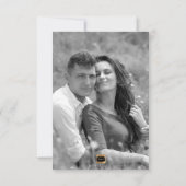 PixDezines Save Date/Greenery, Tropical Foliage Save The Date (Achterkant)