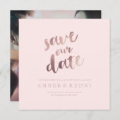 PixDezines Save Date/Roos Gold/DIY Achtergrond Save The Date (Voorkant / Achterkant)