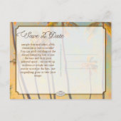 PixDezines/save the date/ hawaii Aankondigingskaart (Achterkant)