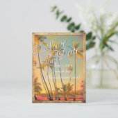 PixDezines/save the date/ hawaii Aankondigingskaart (Staand voorkant)