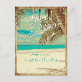 PixDezines/save the date/ hawaii Aankondigingskaart