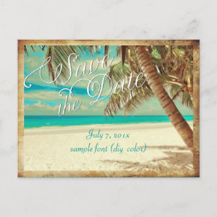 PixDezines/save the date/ hawaii Aankondigingskaart