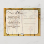 PixDezines/save the date/ hawaii Aankondigingskaart (Achterkant)