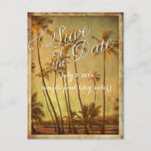 PixDezines/save the date/ hawaii Aankondigingskaart (Voorkant)