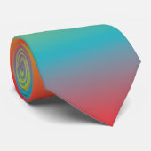 PixDezines scheerijs/retro neon kleuren Stropdas (Opgerold)