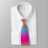 PixDezines scheerijs/retro neonkleuren Stropdas (Gebonden)