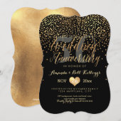 PixDezines Schitterend Goud/50ste Huwelijksverjaar Kaart (Voorkant / Achterkant)