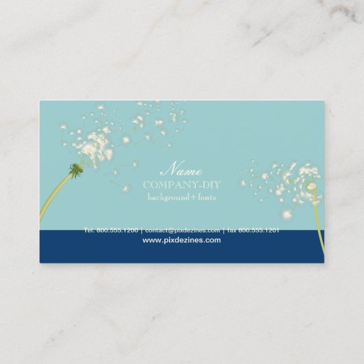 PixDezines-schuifknoppen/DIY achtergrondkleur Visitekaartje (Achterkant)