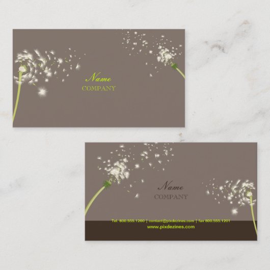 PixDezines-schuifknoppen/DIY achtergrondkleur Visitekaartje (Voorkant / Achterkant)