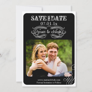 PixDezines scrolt/bewaar datum/DIY achtergrondkleu Save The Date