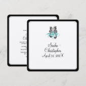 PixDezines seahorse/diy background+fonts Kaart (Voorkant / Achterkant)