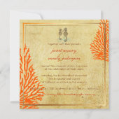 PixDezines  Seahorse+koral Kaart (Achterkant)